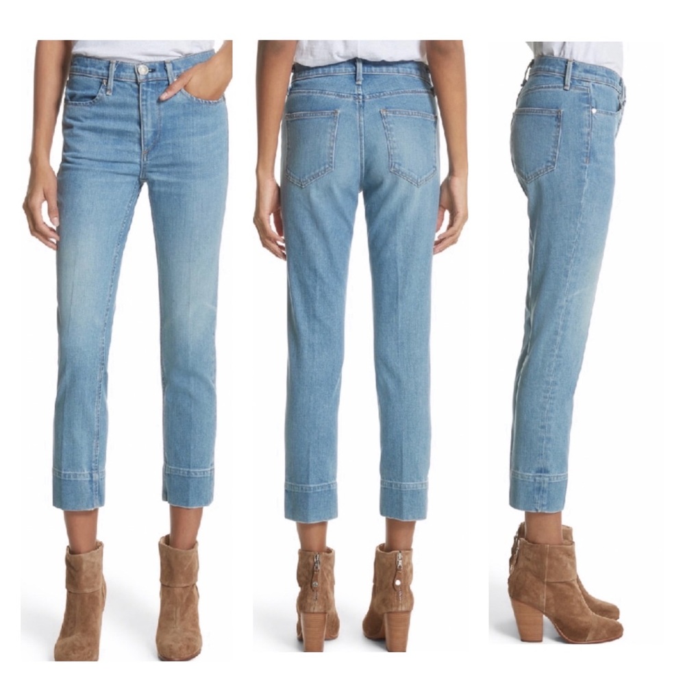 RAG & BONE The Waverly Straight Crop Jeans 25 - Picture 4 of 14